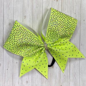 Rhinestone cheer bow, cheer bow, competition bows, team bows