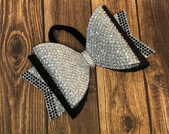 Rhinestone Cheer Bow: Competition Team Hair Bow