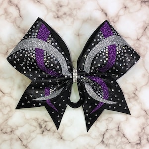 Rhinestone Cheer Bow: Competition Team Hair Bow