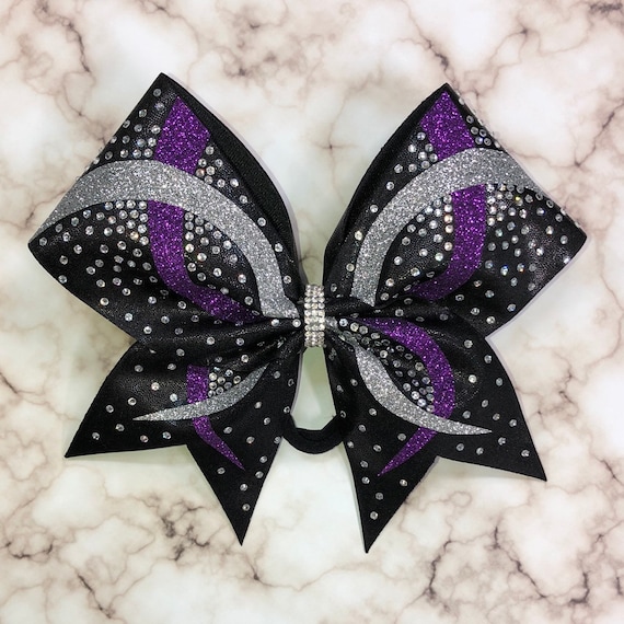 Rhinestone Cheer Bow: Competition Team Hair Bow - Etsy display picture 1