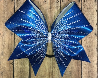 Rhinestone Cheer Bow: Competition Team Hair Bow