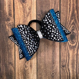 Rhinestone cheer bow, cheer bow, competition bows, team bows