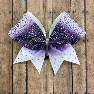 Rhinestone cheer bow, cheer bow, competition bows, team bows