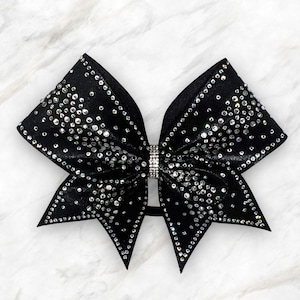 Rhinestone Cheer Bow: Competition Team Hair Bow