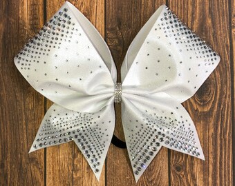 Rhinestone Cheer Bow: Competition Team Hair Bow