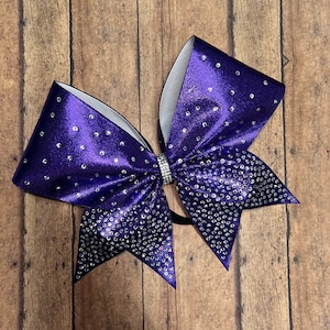 Rhinestone Ombre Cheer Bow: Competition Team Hair Bow