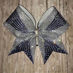 Rhinestone cheer bow, cheer bow, competition bows, team bows