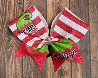 This item is no longer available for Christmas delivery - Christmas bow, elf squad, Merry Grinchmas, cheer bows