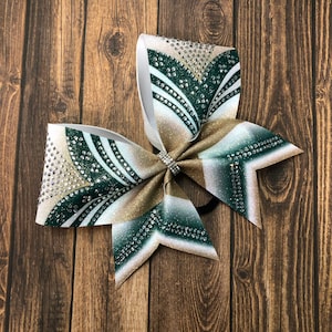 Rhinestone cheer bow, cheer bow, competition bows, team bows