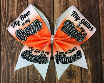 Arco de animadora de princesa: arco de animadora personalizado para práctica