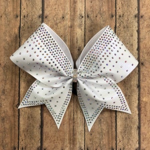Rhinestone cheer bow, cheer bow, competition bows, team bows