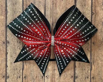 Rhinestone Cheer Bow: Multi Burst Competition Team Bow