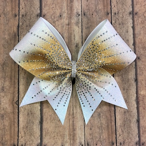 Rhinestone Cheer Bow: Competition Team Hair Bow