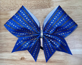 Rhinestone Cheer Bow: Multi Burst Competition Team Bow
