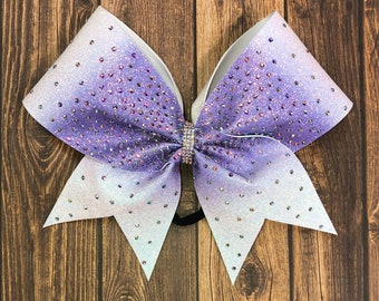 Ombré Rhinestone Cheer Bow: Competition Team Hair Bow