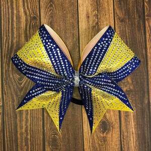 Rhinestone Cheer Bow: Competition Team Hair Bow