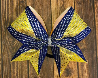Rhinestone Cheer Bow: Competition Team Hair Bow
