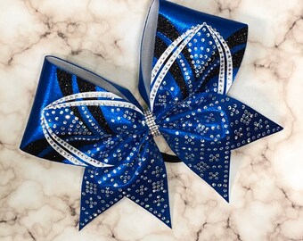 Rhinestone Cheer Bow: Competition Team Hair Bow
