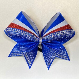 Rhinestone Cheer Bow: Competition Team Hair Bow