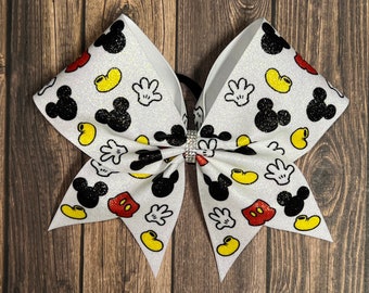 Mickey Mouse Cheer Bow: Nationals Summit Competition Bow