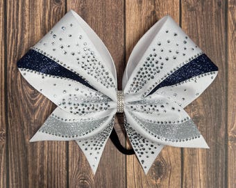 Rhinestone Cheer Bow: Competition Team Hair Bow