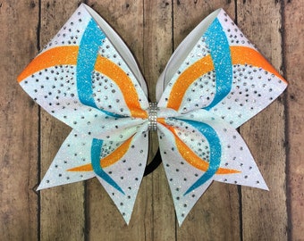 Rhinestone Cheer Bow: Team Competition Hair Bow