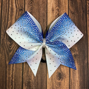 Rhinestone Ombré Cheer Bow: Competition Team Hair Bow