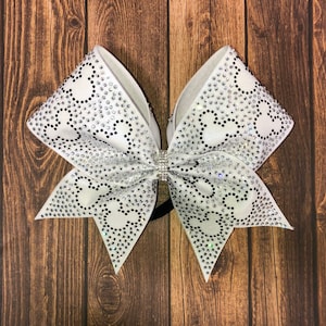 Nationals cheer bows, Summit cheer bows, Rhinestone cheer bow, Mickey cheer bow