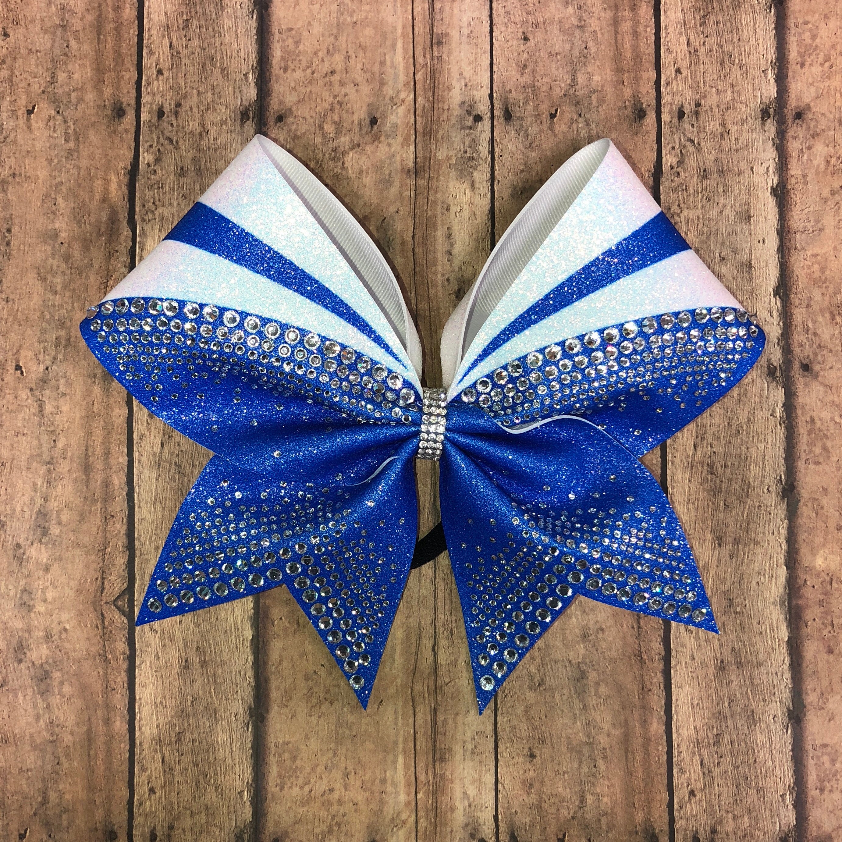 Rhinestone Cheer bow Etsy