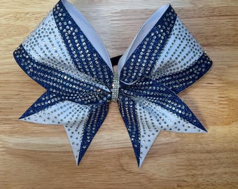 Rhinestone Cheer Bow: Competition Team Hair Bow
