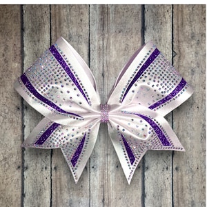 Rhinestone cheer bow, cheer bow, competition bows, team bows