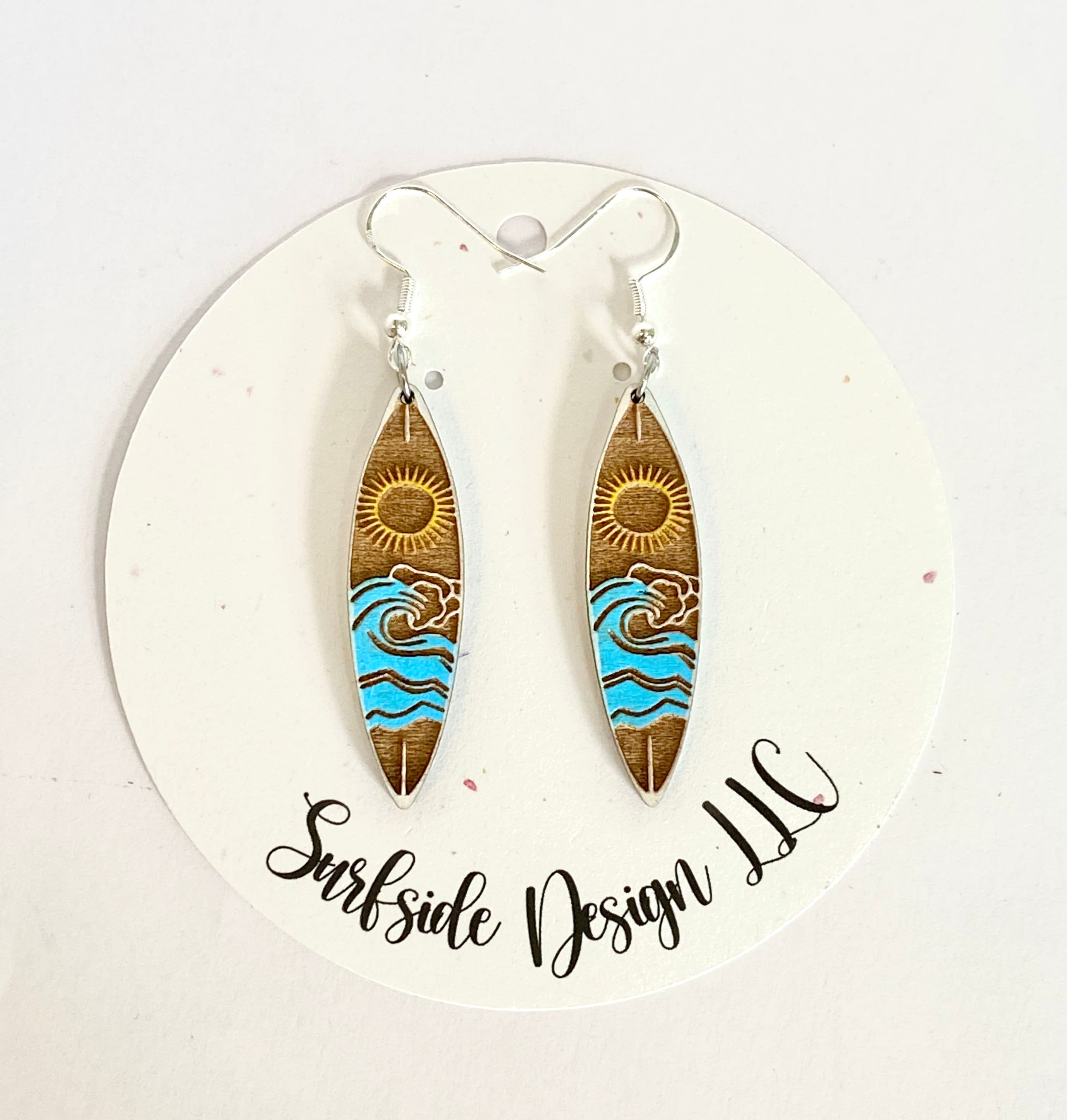 ピアス VINTAGE HOLLYWOOD Line Surfing Board Earrings VH2336EA003B Surfboard Earrings, Surf Jewelry - Etsy