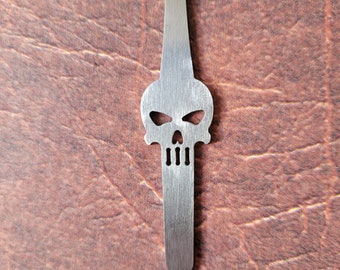 Cold Steel SR1 Skull Design Titanium Pocket Clip
