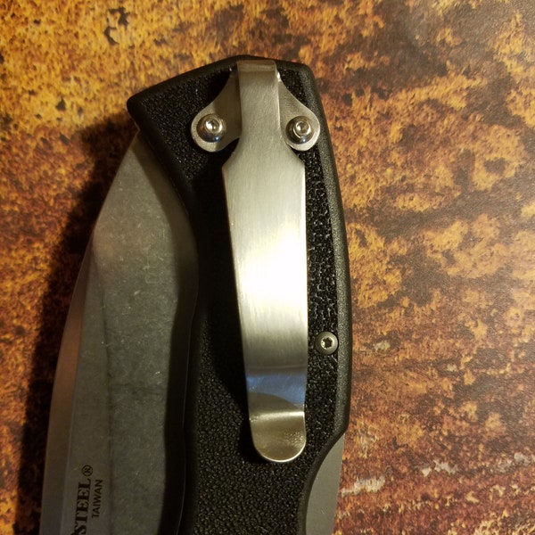 Cold Steel 4MAX Scout Plain Design Titanium Pocket Clip