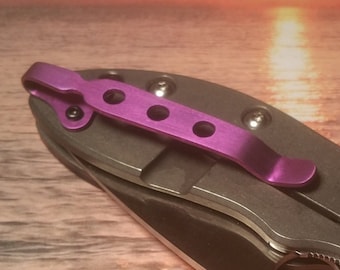 Trinity Design - Titanfickknivklämma för utvalda Benchmade- och Emerson-modeller