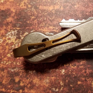 Ninja Design -  Titanium Pocket Clip for KeyBar