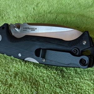 Cold Steel AD10 Plain Design Titanium Pocket Clip image 2