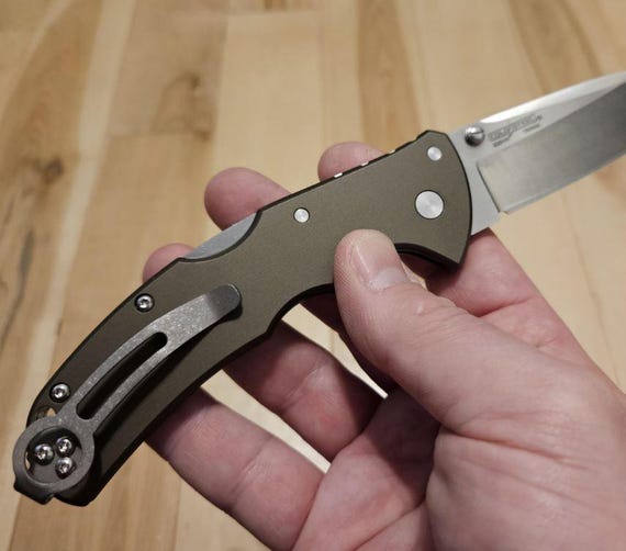 Cold Steel Lawman/recon1 Split Tail Design Titanium Pocket Clip - Etsy