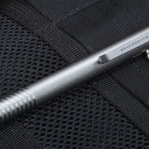 Plain Design Titanium Pocket Clip for Fellhoelter TiBolt Pen image 3