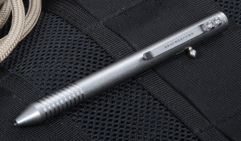 Plain Design Titanium Pocket Clip for Fellhoelter TiBolt Pen image 3