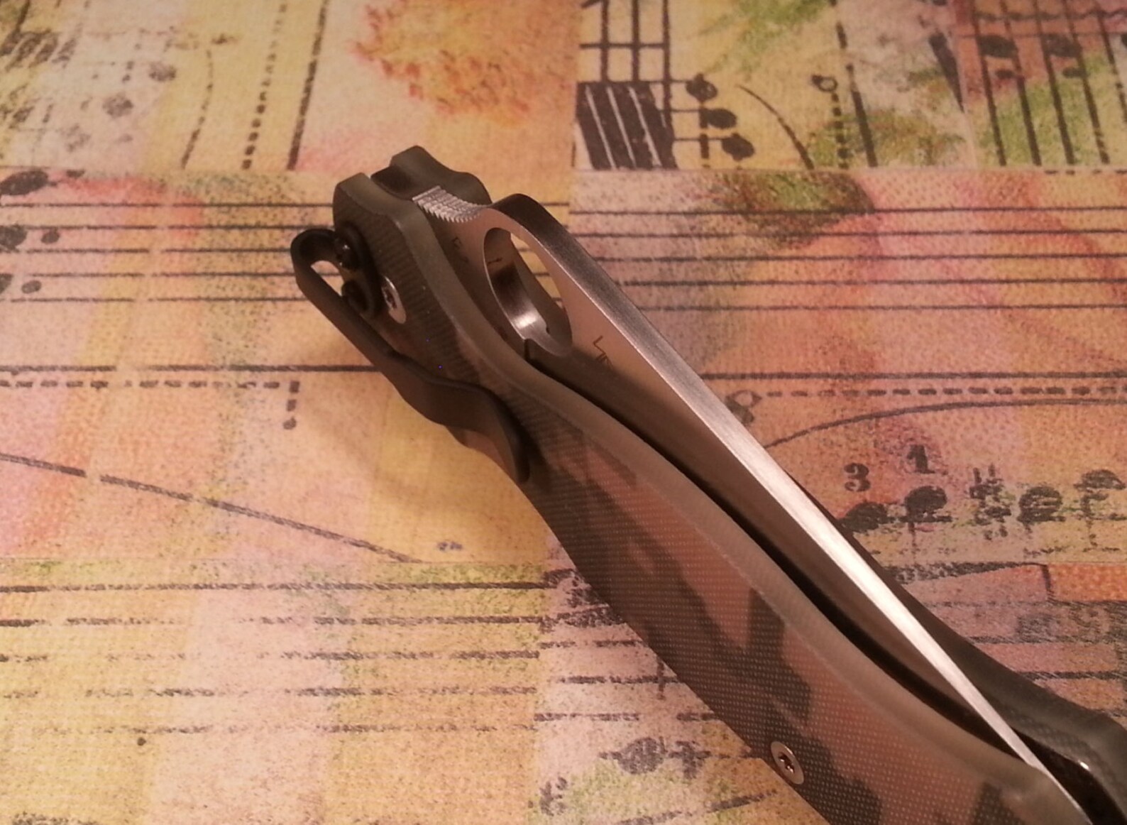 IWB Design Titanium Pocket Knife Clip for Selected Spyderco Etsy