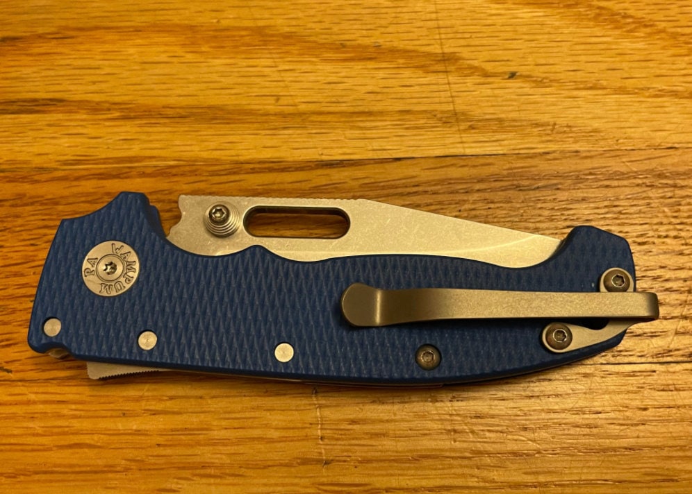 Demko AD20 & AD20.5 Plain Design Titanium Pocket Clip