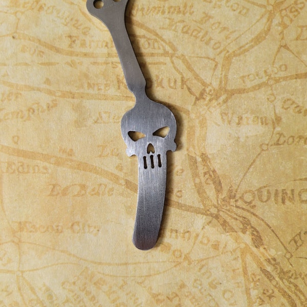 Cold Steel Voyager/Talwar Skull Design Titan Taschenclip
