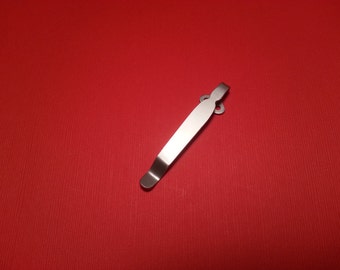 Plain Design -  Titanium Pocket Knife Clip for Selected Spyderco and Byrd Models