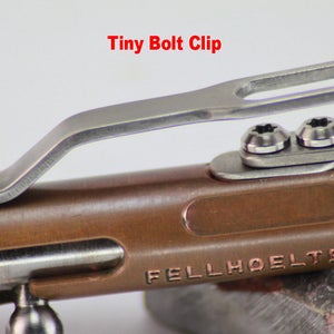 Plain Design Titanium Pocket Clip for Fellhoelter TiBolt Pen image 2