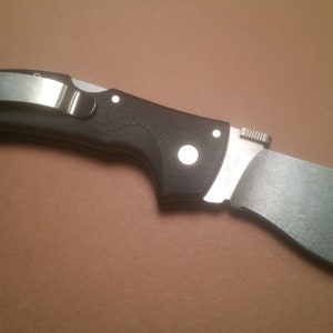 Cold Steel Spartan/AK47/Rajah3 Plain Design Titanium Pocket Clip
