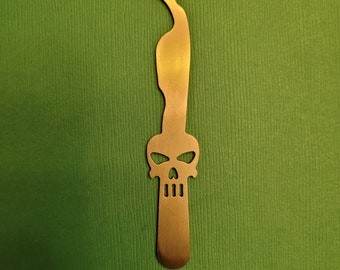 Kershaw Leek - Skull Design Tip Up