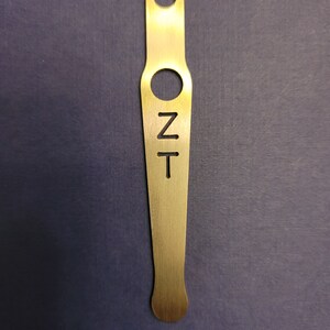 Zero Tolerance ZT0562 Pocket Clip with Initials ZT Cut Through