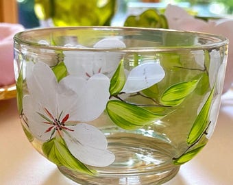 1960s Hand-Painted Floral Vintage Bartlett Collins 6" Bowl