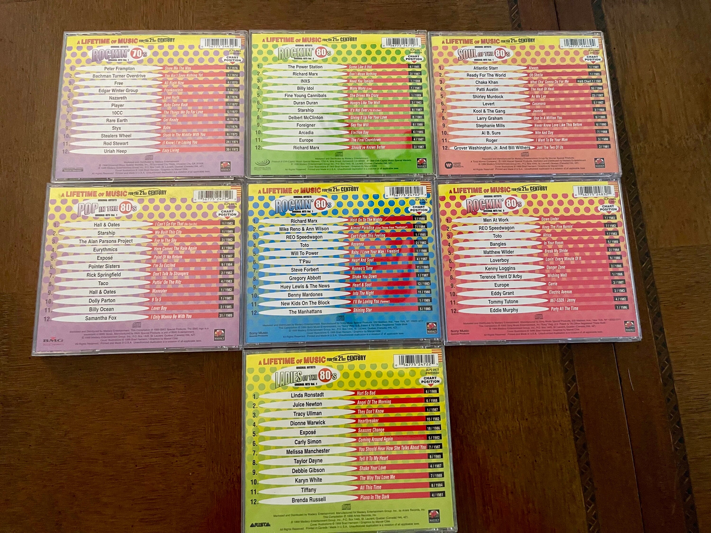 Hits Of The Years 1960-1975 - Original Artists - 4 CD Box